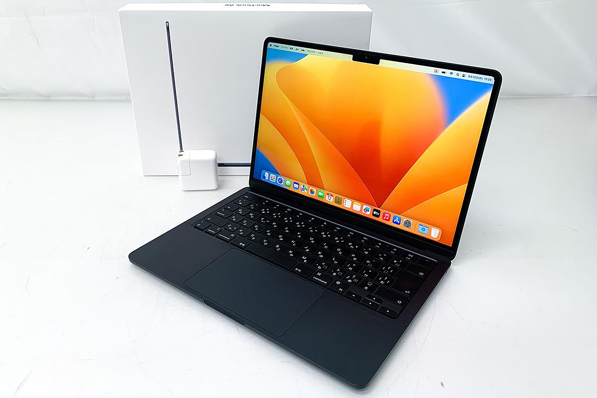 MacBook Air 15.3インチ Liquid Retinaディスプレイ Mid 2023/Apple M2/SSD256GB/メモリ8GB MQKW3J/A ミッドナイト
