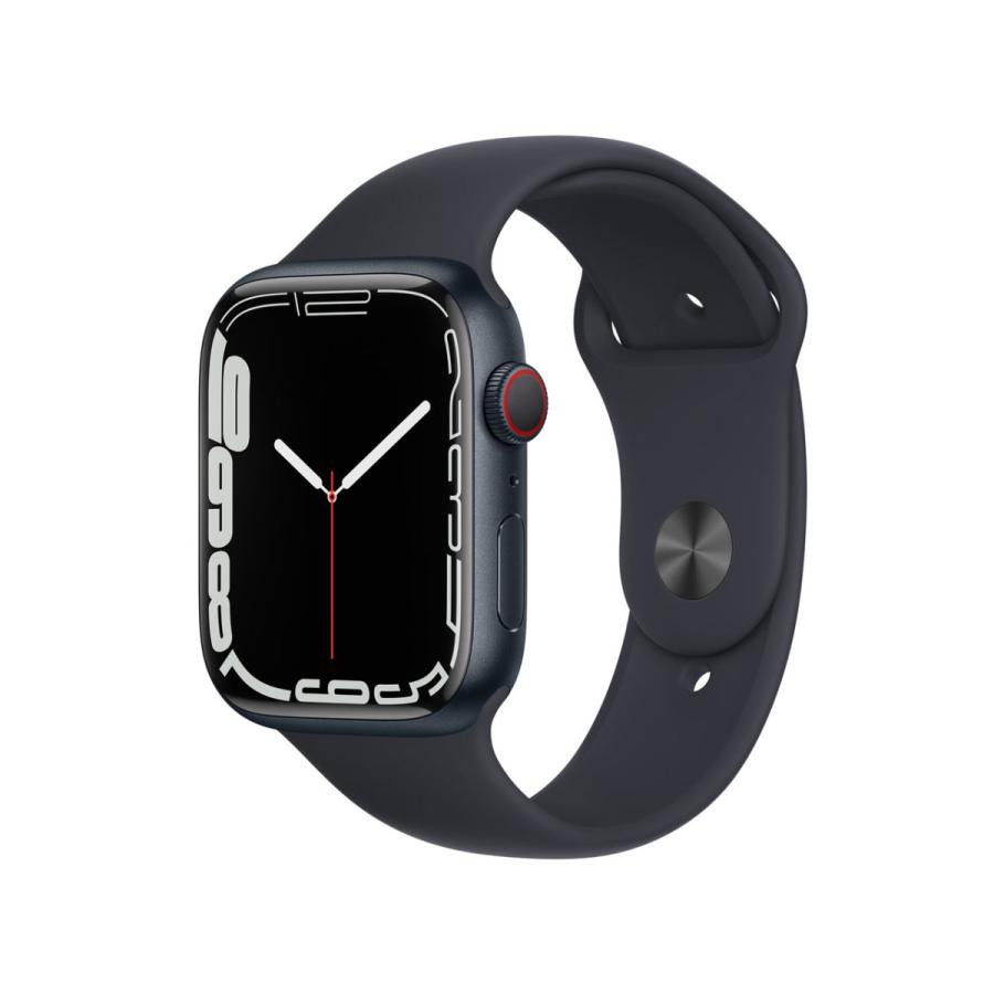 Apple Watch Series 7 GPS+Cellularモデル 45mm MKJP3J/A ミッドナイトスポーツバンド