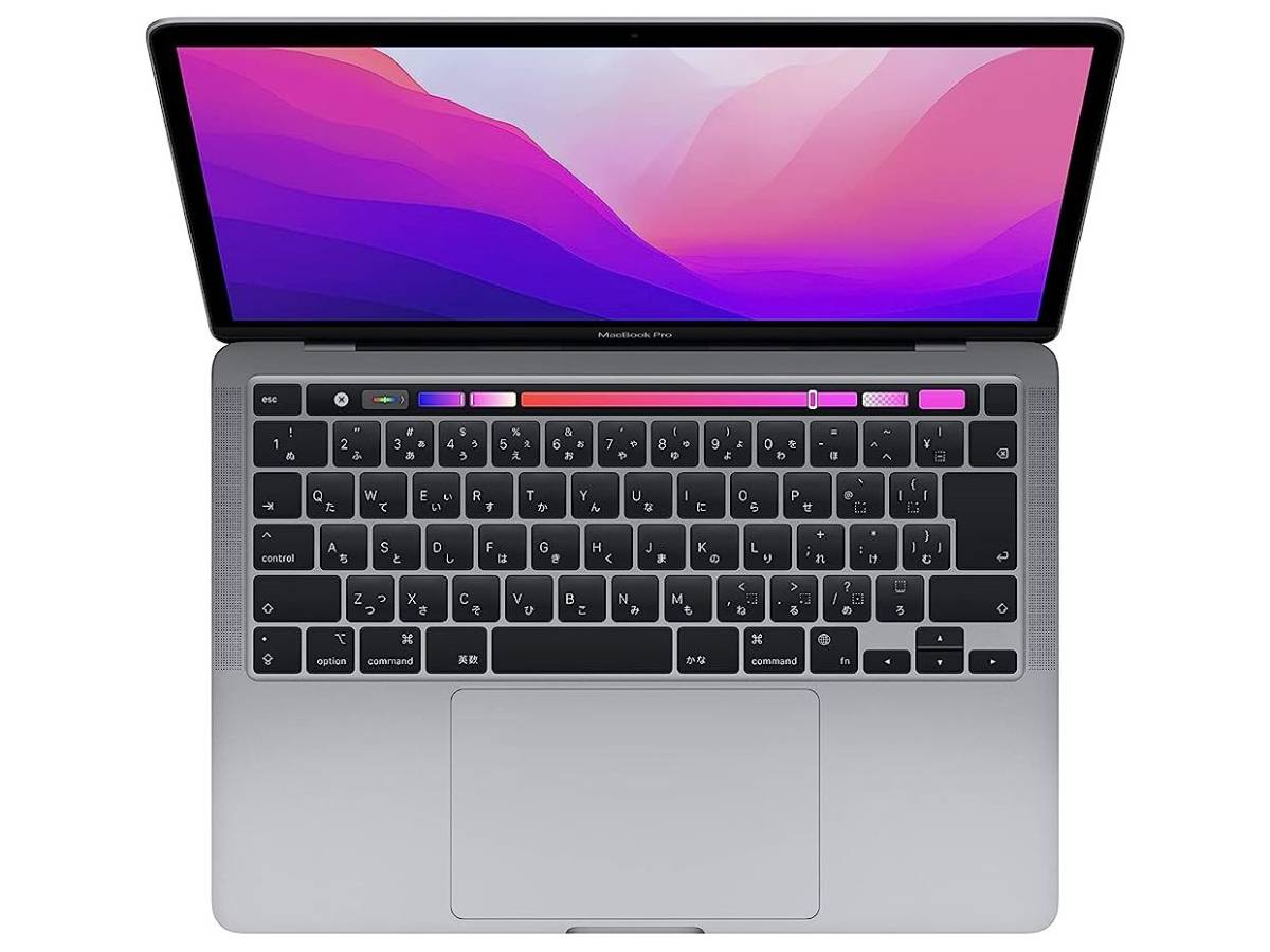 MacBook Pro 13.3インチ Retinaディスプレイ Mid 2022/Apple M2/SSD512GB/メモリ8GB MNEJ3J/A スペースグレイ