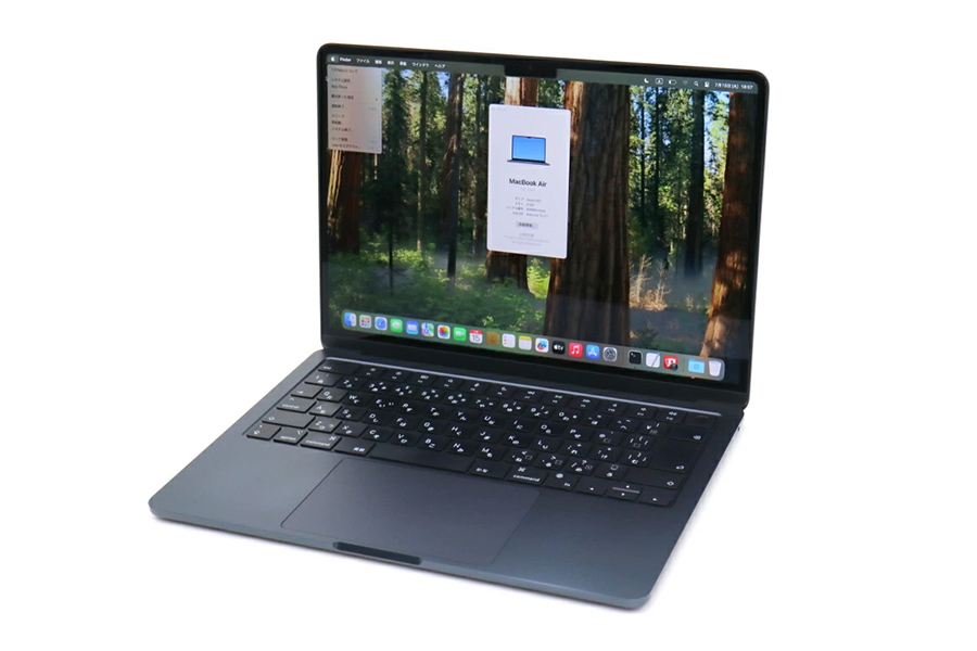 MacBook Air 15.3インチ Liquid Retinaディスプレイ Mid 2023 M2 8GB 256GB